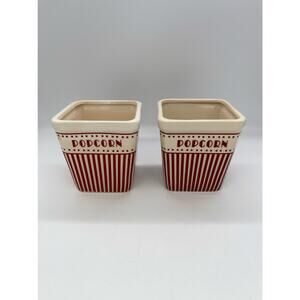 2 MSRF Inc Ceramic Popcorn Buckets